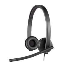 Навушники Logitech H570e Stereo, Black, USB (981-000575)