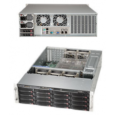 Корпус для сервера SuperMicro SuperChassis 836BE1C-R1K03B, Black, 1000W, 3U (CSE-836BE1C-R1K03B)