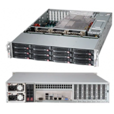 Корпус для сервера SuperMicro SuperChassis 826BE1C-R920LPB, Black, 920W, 2U (CSE-826BE1C-R920LPB)