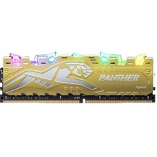 Пам'ять 8Gb DDR4, 2666 MHz, Apacer Panther Rage RGB, Gold/Silver (EK.08G2V.GQM)