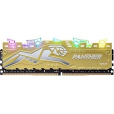 Память 8Gb DDR4, 3200 MHz, Apacer Panther Rage RGB, Gold/Silver (EK.08G21.GJM)