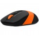 Миша A4Tech Fstyler FG10S 2000dpi Black+Orange, USB, Wireless, безшумна