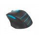 Миша A4Tech Fstyler FG30S, Gray/Blue, USB, бездротова, оптична, безшумна, 2000 dpi