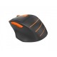 Миша A4Tech Fstyler FG30S, Gray/Orange, USB, бездротова, оптична, безшумна