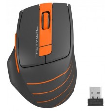 Мышь A4Tech Fstyler FG30S, Gray/Orange, USB, беспроводная, оптическая, бесшумная