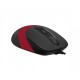 Мышь A4Tech Fstyler FM10S 1600dpi Black+Red, USB, бесшумная