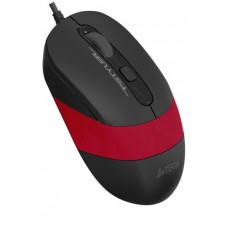 Миша A4Tech Fstyler FM10S 1600dpi Black+Red, USB, безшумна (FM10S Red)