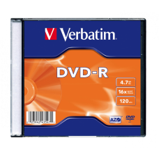 Диск DVD-R Slim Verbatim 