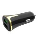 Автомобільний зарядний пристрій Hoco Z31 Universe, Black, 2xUSB, 3.4A, 18W, QC3.0