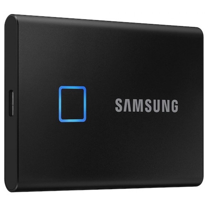 Зовнішній накопичувач SSD, 2Tb, Samsung Portable SSD T7 Touch, Black, USB 3.2 (MU-PC2T0K/WW)