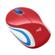 Миша Logitech M187 Ultra Portable, Red, USB, бездротова, оптична, 1000 dpi (910-002732)