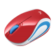 Миша Logitech M187 Ultra Portable, Red, USB, бездротова, оптична, 1000 dpi (910-002732)
