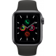 Apple Watch Series 5 GPS 40mm Space Gray Aluminium Case with Black Sport Band (MWV82GK/A)