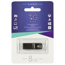 USB Flash Drive 8Gb T&G 117 Metal series Black (TG117BK-8G)