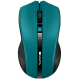 Миша бездротова Canyon CNE-CMSW05G, Green/Black, USB, оптична, 800 - 1600 dpi
