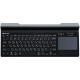 Клавіатура Canyon CND-HBTK7-RU, Black, бездротова (Bluetooth / USB), з тачпадом
