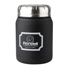 Термос для їжі Rondell з нержавіючої сталі, 500 ml, Black (RDS-942)