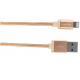 Кабель USB <-> Lightning, Canyon, Gold, 1 м, 2.4A, Apple MFi стандарт (CNS-MFIC3GO)