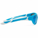 Дитячі сонцезахисні окуляри Koolsun, бірюзово-білі, серії Sport, розмір: 3+ (KS-SPBLSH003)