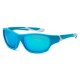 Дитячі сонцезахисні окуляри Koolsun, бірюзово-білі, серії Sport, розмір: 6+ (KS-SPBLSH006)