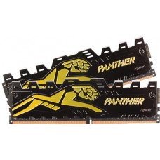 Пам'ять 16Gb x 2 (32Gb Kit) DDR4, 3200 MHz, Apacer Panther, Black/Gold (AH4U32G32C08Y7GAA-2)