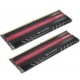 Память 4Gb x 2 (8Gb Kit) DDR4, 2400 MHz, Team Delta, Black/Red, White LED (TDTWD48G2400HC15ADC01)
