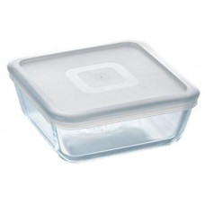 Форма для выпекания Pyrex Cook&Freez, White, квадратная, стекло, 16x15 см, 548 г (218P001)