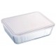 Форма для выпекания Pyrex Cook&Store, White, прямоугольная, стекло, 27x23 см, 2020 г (244P000)