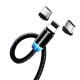 Кабель USB - Lightning + micro USB + Type-C 1 м ColorWay Black (CW-CBUU020-BK)