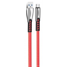 Кабель USB - micro USB 1 м ColorWay Red, 2.4A (CW-CBUM011-RD)