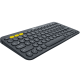 Клавіатура Logitech K380 Multi-Device, Black, Bluetooth, компактна, безшумна (920-007584)