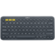 Клавиатура Logitech K380 Multi-Device, Black, Bluetooth, компактная, бесшумная (920-007584)