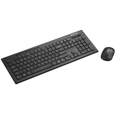 Комплект беспроводной Canyon Black, клавиатура + мышь (CNS-HSETW4-RU)