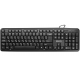 Клавіатура Canyon CNE-CKEY01-RU, Black, USB, 104 кнопки, захист від води