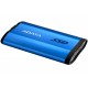Зовнішній накопичувач SSD, 512Gb, ADATA SE800, Dark Blue, USB 3.2 Type-C (ASE800-512GU32G2-CBL)