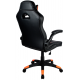 Игровое кресло Canyon Vigil, Black/Orange, эко-кожа, вращение на 360° (CND-SGCH2)
