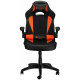 Ігрове крісло Canyon Vigil, Black/Orange, еко-шкіра, обертання на 360° (CND-SGCH2)