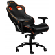 Ігрове крісло Canyon Corax, Black/Orange, еко-шкіра, обертання на 360°, 4D-підлокітники (CND-SGCH5)