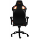 Ігрове крісло Canyon Corax, Black/Orange, еко-шкіра, обертання на 360°, 4D-підлокітники (CND-SGCH5)