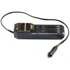 Автомобільний інвертор, 200W, USB, 12V -> 220V, 4 USB вихід, Blister