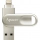 USB 3.1 / Lightning Flash Drive 32Gb Apacer AH790, Silver (AP32GAH790S-1)