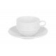 Набор чашек Westhill Style, 250 мл, 2 шт, для чая/кофе с блюдцем, керамика (WH-3105-2)