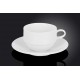 Набор чашек Westhill Style, 100 мл, 2 шт, для чая / кофе с блюдцем, керамика (WH-3106-2)