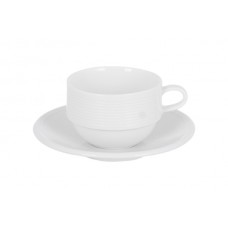 Набір чашок Westhill Style, 100 мл, 2 шт, для чаю / кави з блюдцем, кераміка (WH-3106-2)