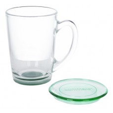 Чашка Luminarc New Morning Green с крышкой, 320 мл, для кофе, стекло (Q0312)