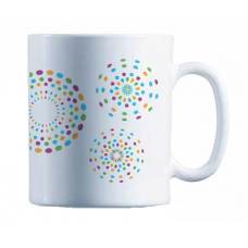 Чашка Luminarc Essence Rainbow Flake, 320 мл, для чаю/кави, склокераміка (N2078)