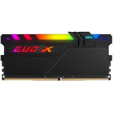 Пам'ять 8Gb DDR4, 3200 MHz, Geil Evo X II, Black, RGB (GEXSB48GB3200C16ASC)