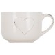 Чашка ОСЗ Limited Edition Heart Jumbo, 650 мл, для чая / кофе, фарфор (181136)