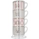 Набор чашек ОСЗ Limited Edition Glam, 345 мл, 4 шт, для кофе/чая, керамика (B248-T2005)