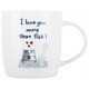 Чашка ОСЗ Limited Edition Cats'N'Love, 390 мл, для чаю/кави, кераміка (ML-18B140ABCD)